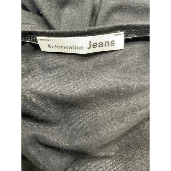 Reformation 'Nila' Black Tencel Lyocell Dress Size M - Picture 3 of 4